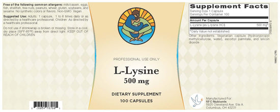 L-Lysine (100 caps)