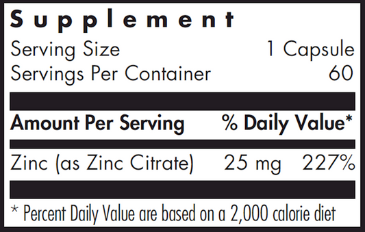 Zinc Citrate 25