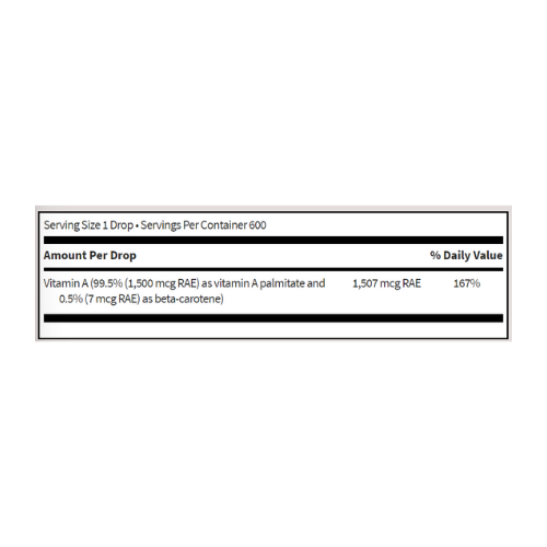 Micellized Vitamin A Drops (1 oz)